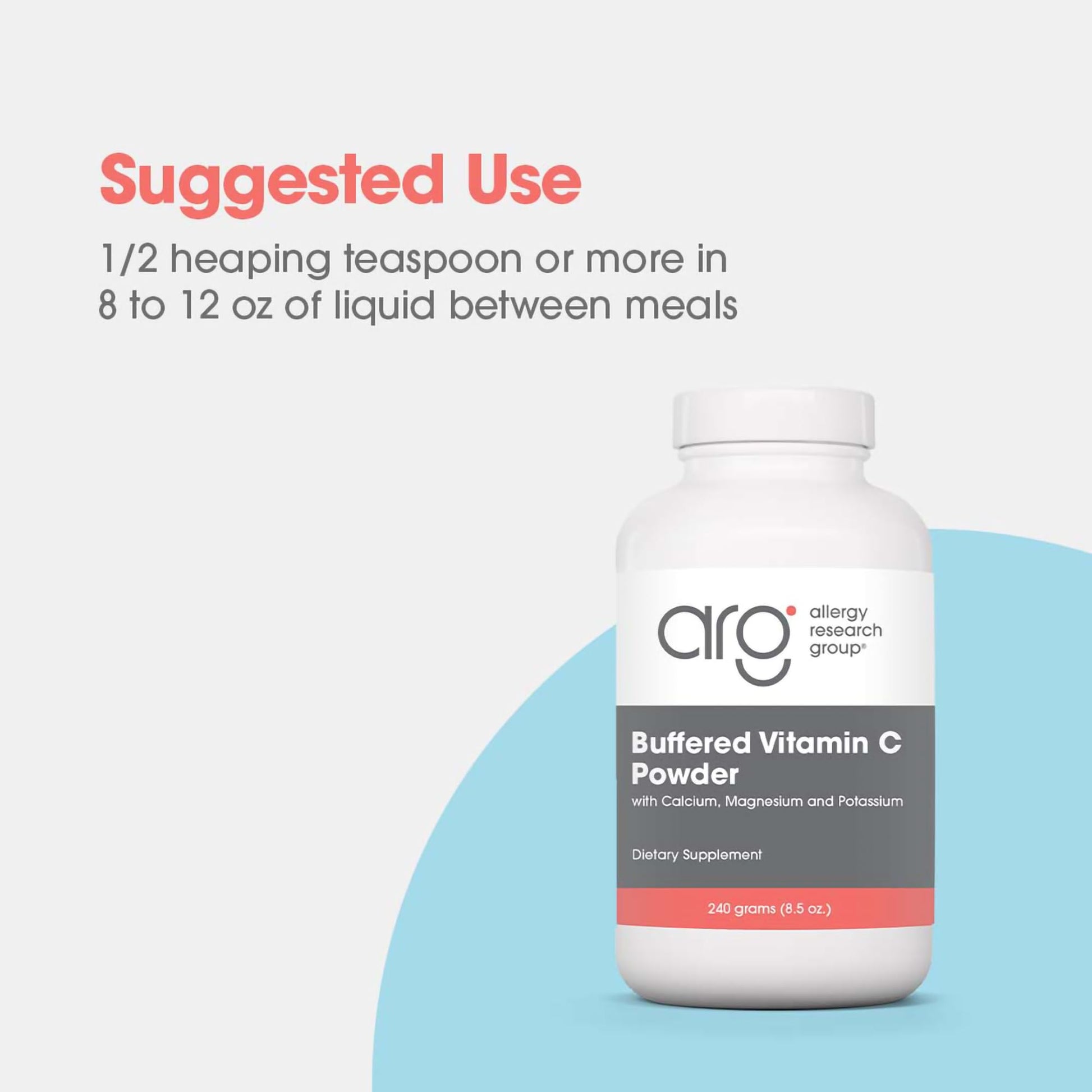 Allergy Research Group polvo vitamina c calcio magnesio