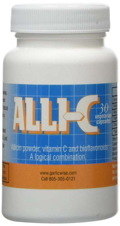 Cápsulas vegetarianas ALLI-C con alicina y vitamina C