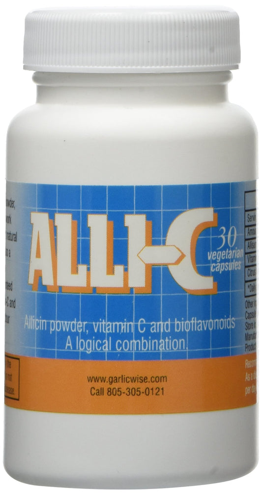 Cápsulas vegetarianas ALLI-C con alicina y vitamina C