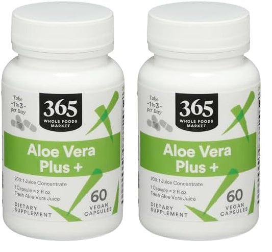 Aloe Vera Plus + 60 cápsulas veganas de Whole Foods Market