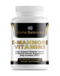 Botella de vitaminas D-Mannose de Alpha Balanced