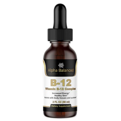 Alpha Balanced gotas vitamina b12 para energía y salud