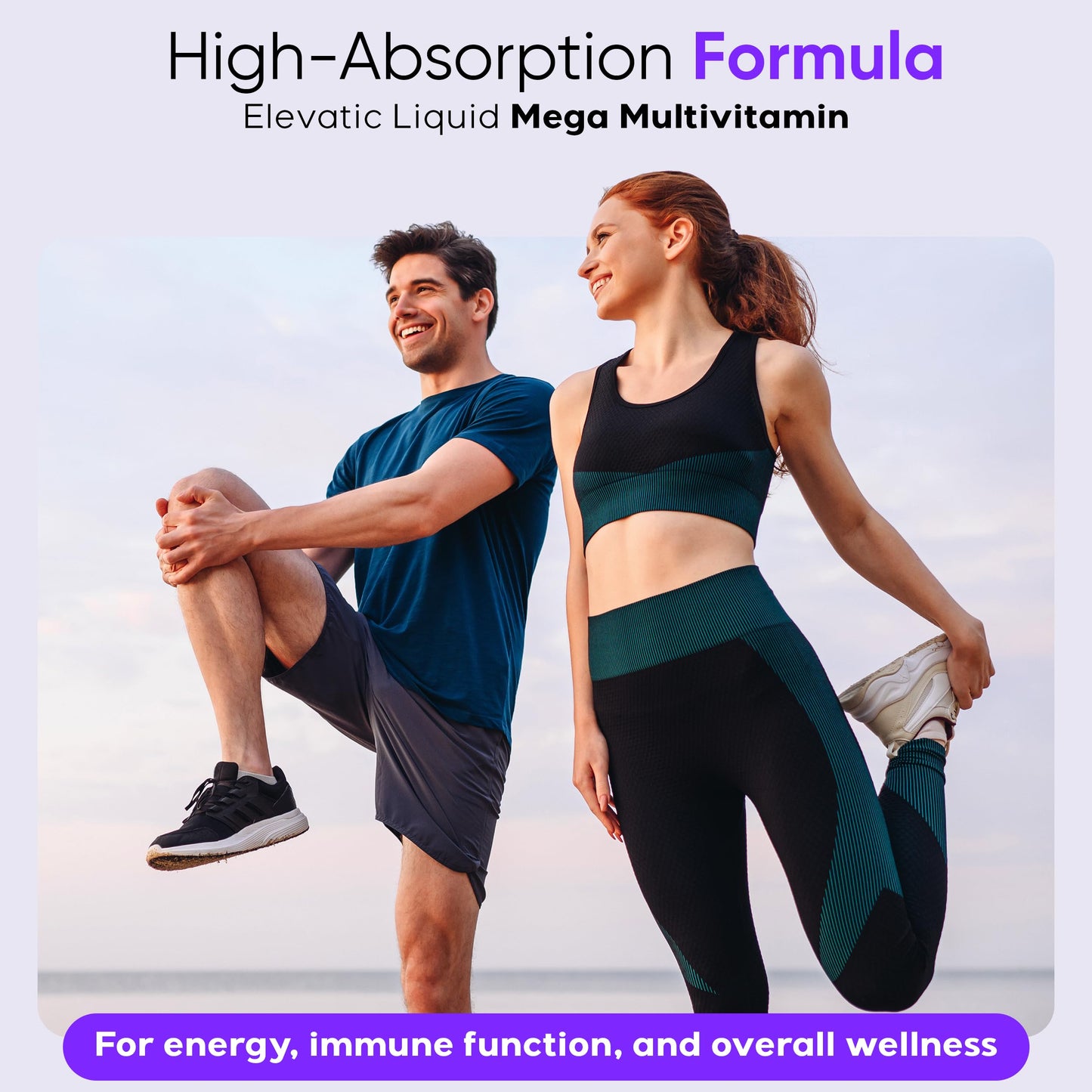 Fórmula de alta absorción del multivitamínico Elevatic