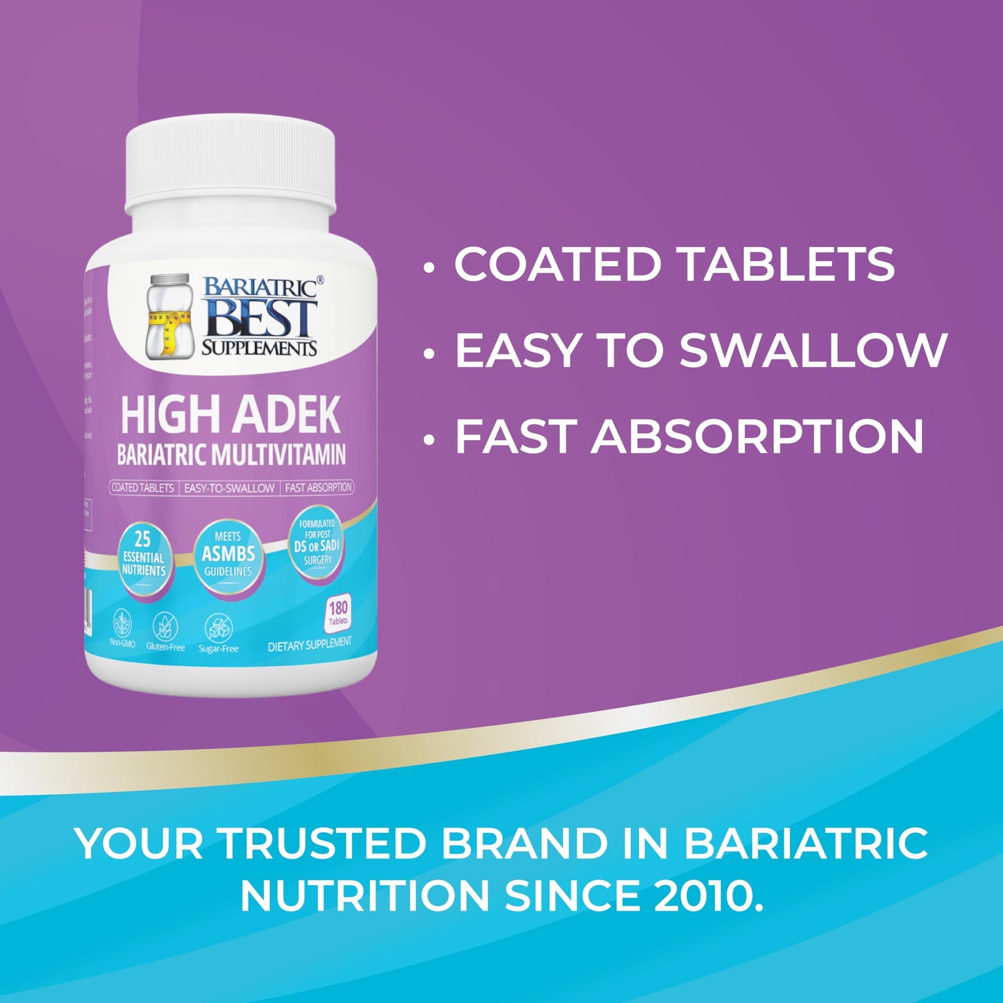 alta absorción en multivitamínico bariátrico high adek