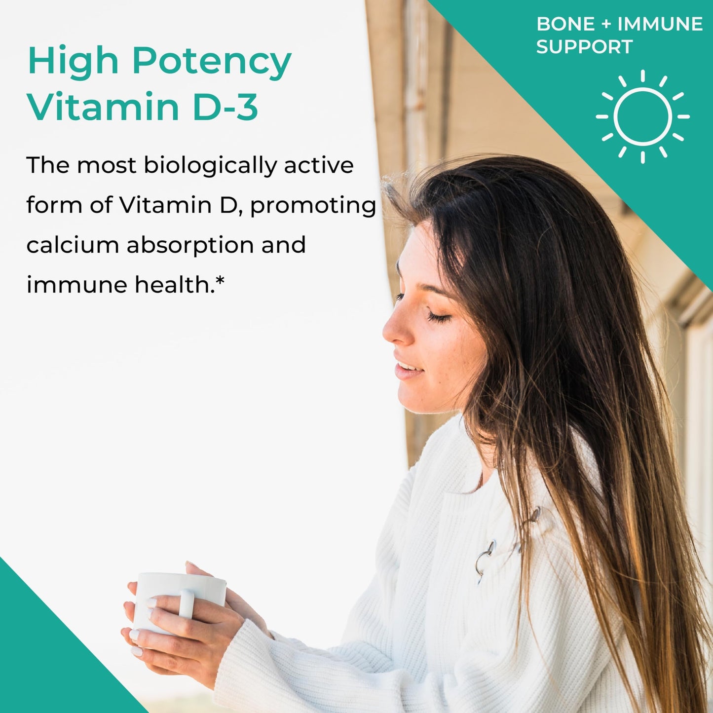 Alta potencia vitamina D3 inmunidad y ánimo saludable