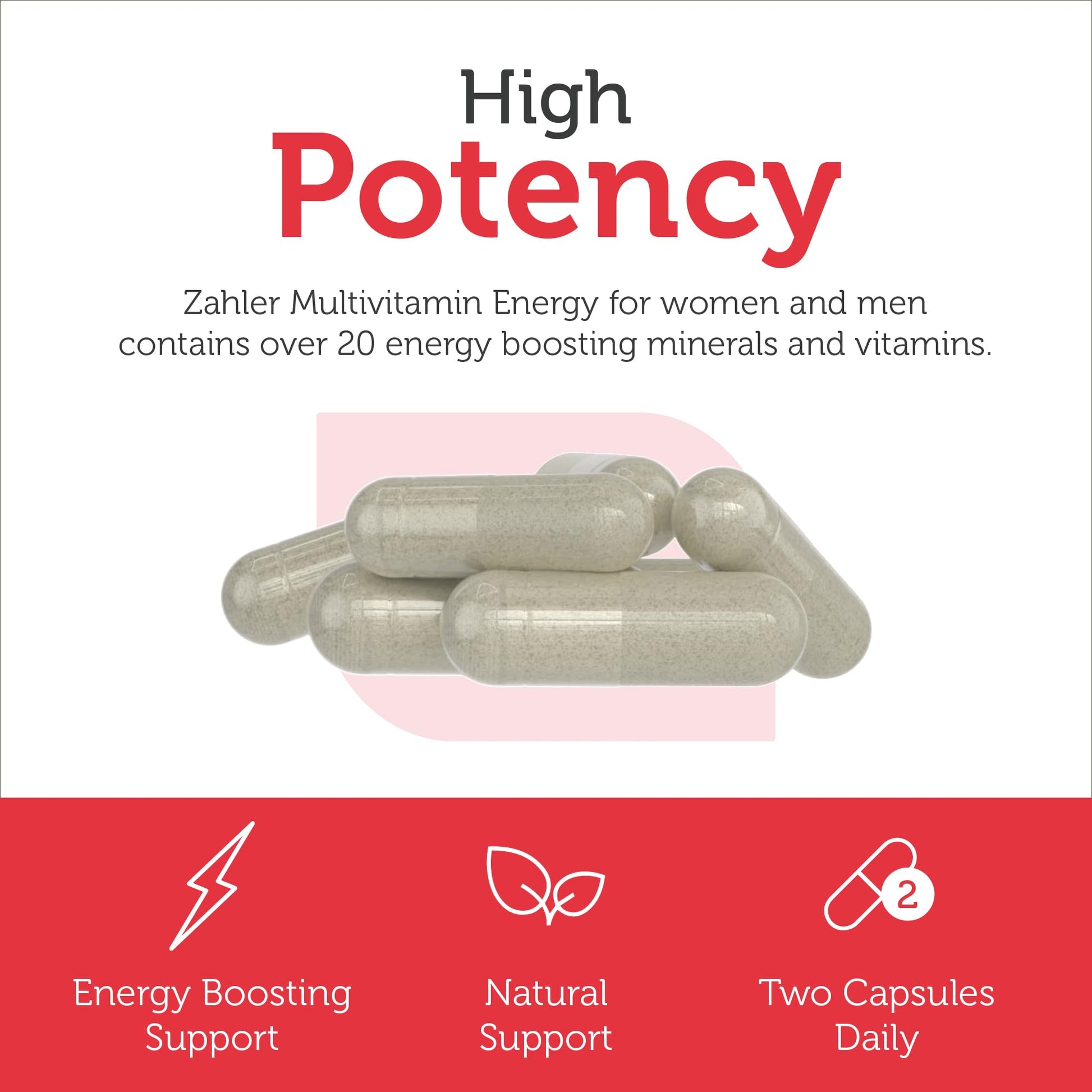 Alta potencia Zahler Multivitamínico vegan
