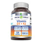Amazing Formulas cápsulas vitamina d3 5000 iu con k2 100 mcg