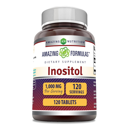 Amazing Formulas Inositol 1000mg tabletas 120 unidades