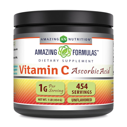 Amazing Formulas vitamina c polvo 1 libra sin ogm