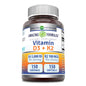 Amazing Formulas Vitamina D3 5000 IU y Vitamina K2 100 Mcg cápsulas frontales
