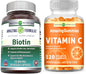 Gummies de biotina y vitamina C de Amazing Nutrition