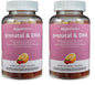 Gomitas prenatales Amazon Basics sabor frambuesa y limón 90 unidades