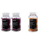 amazon basics vitaminas b12 y c gomitas paquete combinado 350 piezas