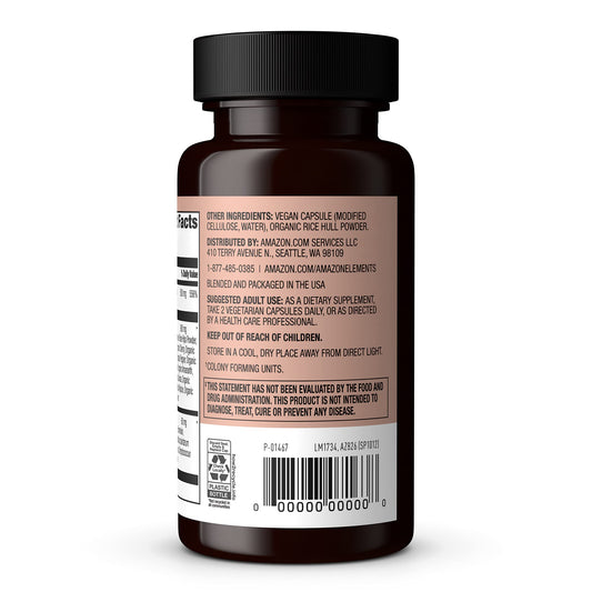 Amazon Elements suplemento vitamina c alimentos enteros pack doble