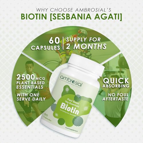 Ambrosial biotina suplemento para piel saludable