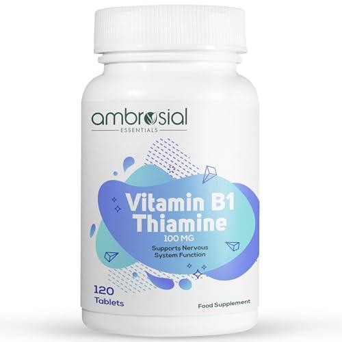 AMBROSIAL vitamina B1 tiamina 100mg tabletas