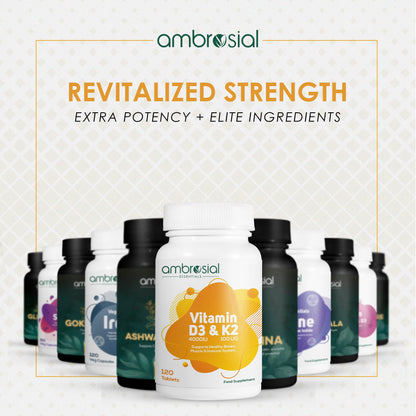 Información del fabricante Ambrosial vitamina D3 y K2