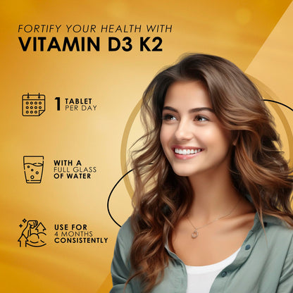 Ingredientes y etiqueta nutricional Ambrosial vitamina D3 y K2 tabletas