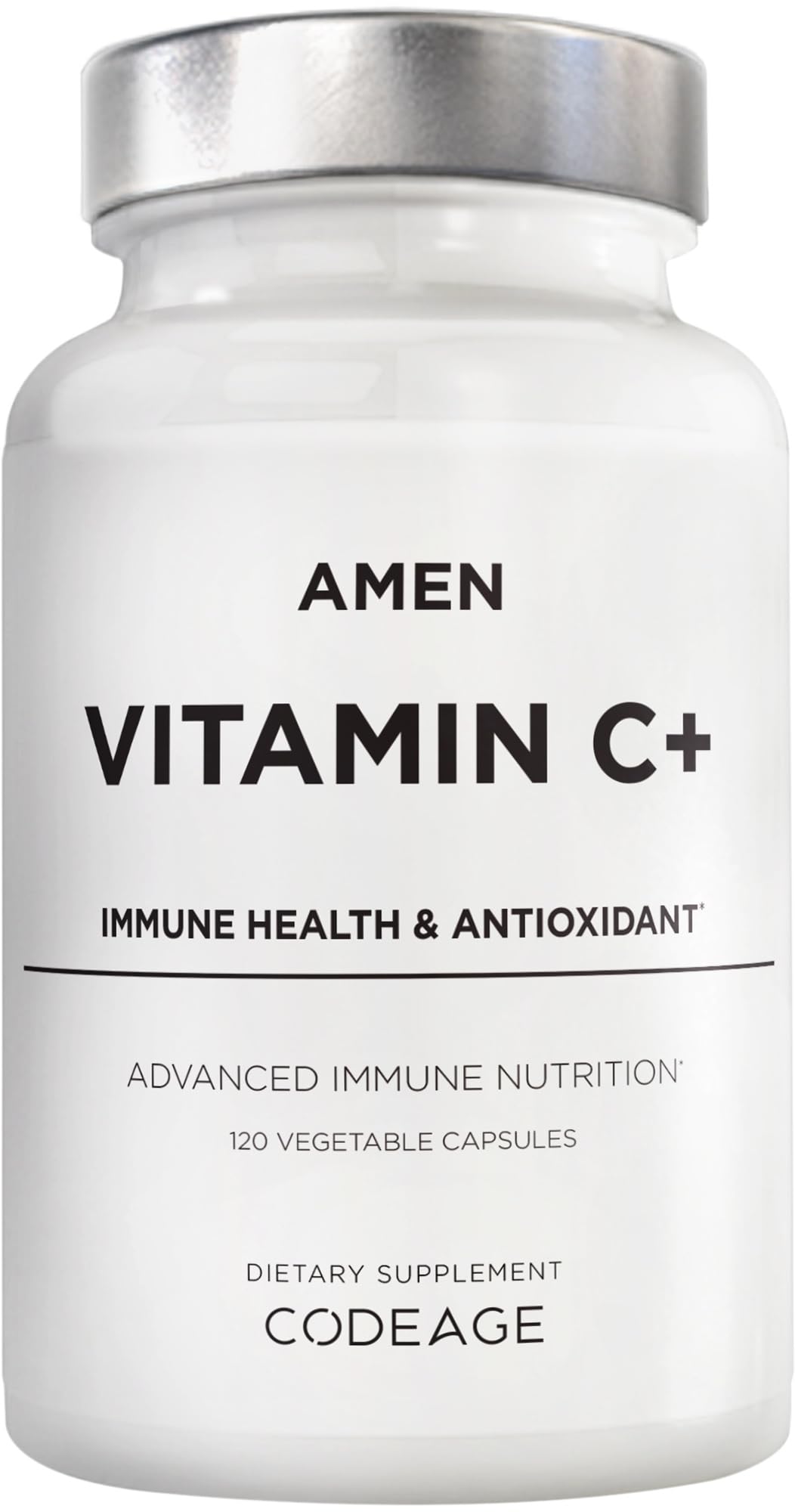Amen suplemento vitamina C más zinc 120 cápsulas veganas