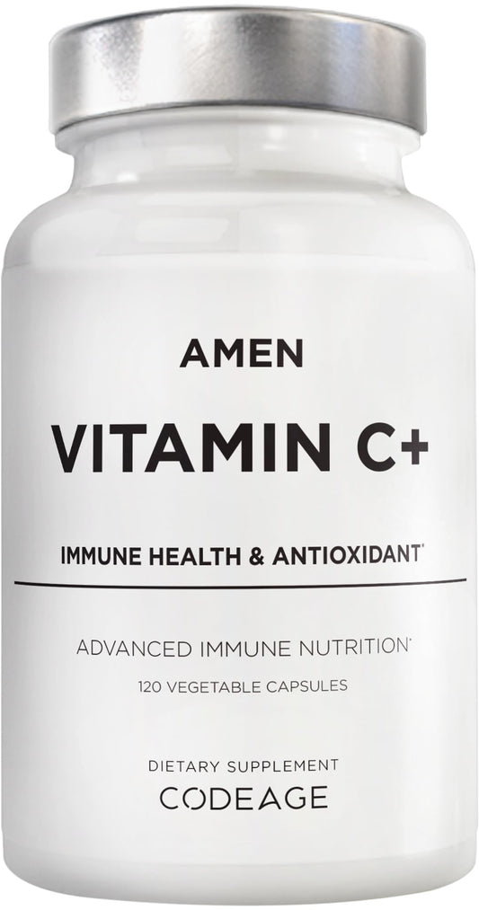 Amen suplemento vitamina C más zinc 120 cápsulas veganas