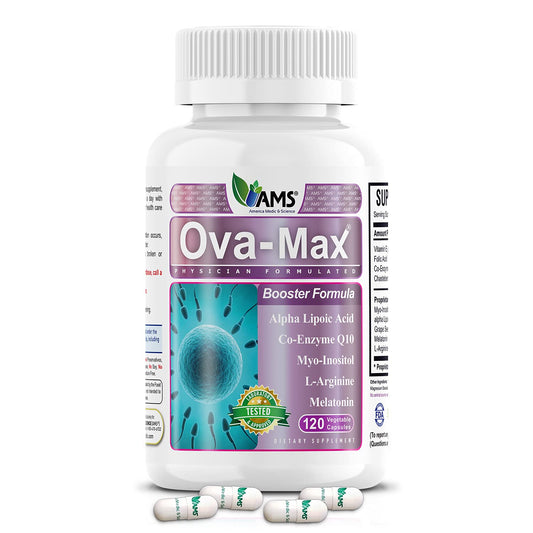 America Medic & Science OVA-Max vitaminas prenatales caja frontal