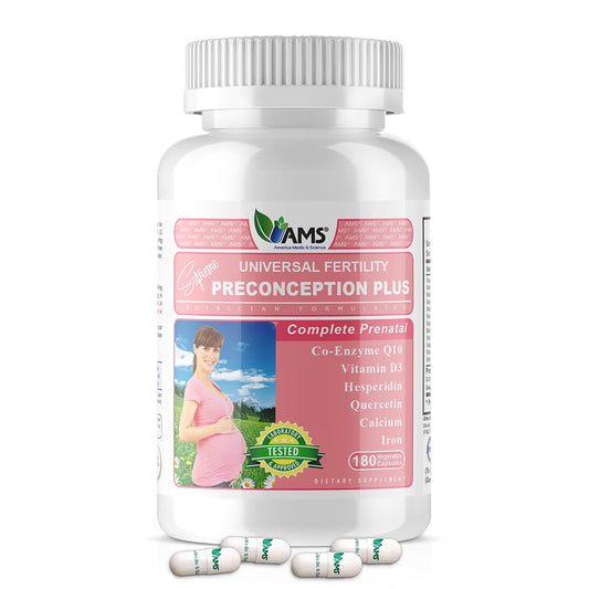 America Medic & Science Preconception Plus 180 cápsulas fertilidad