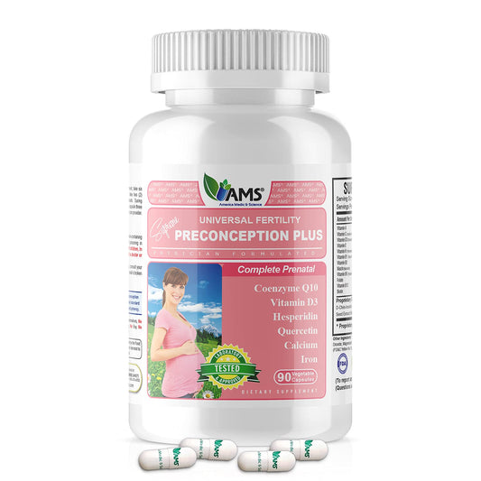 Suplemento Preconception Plus 90 cápsulas America Medic & Science