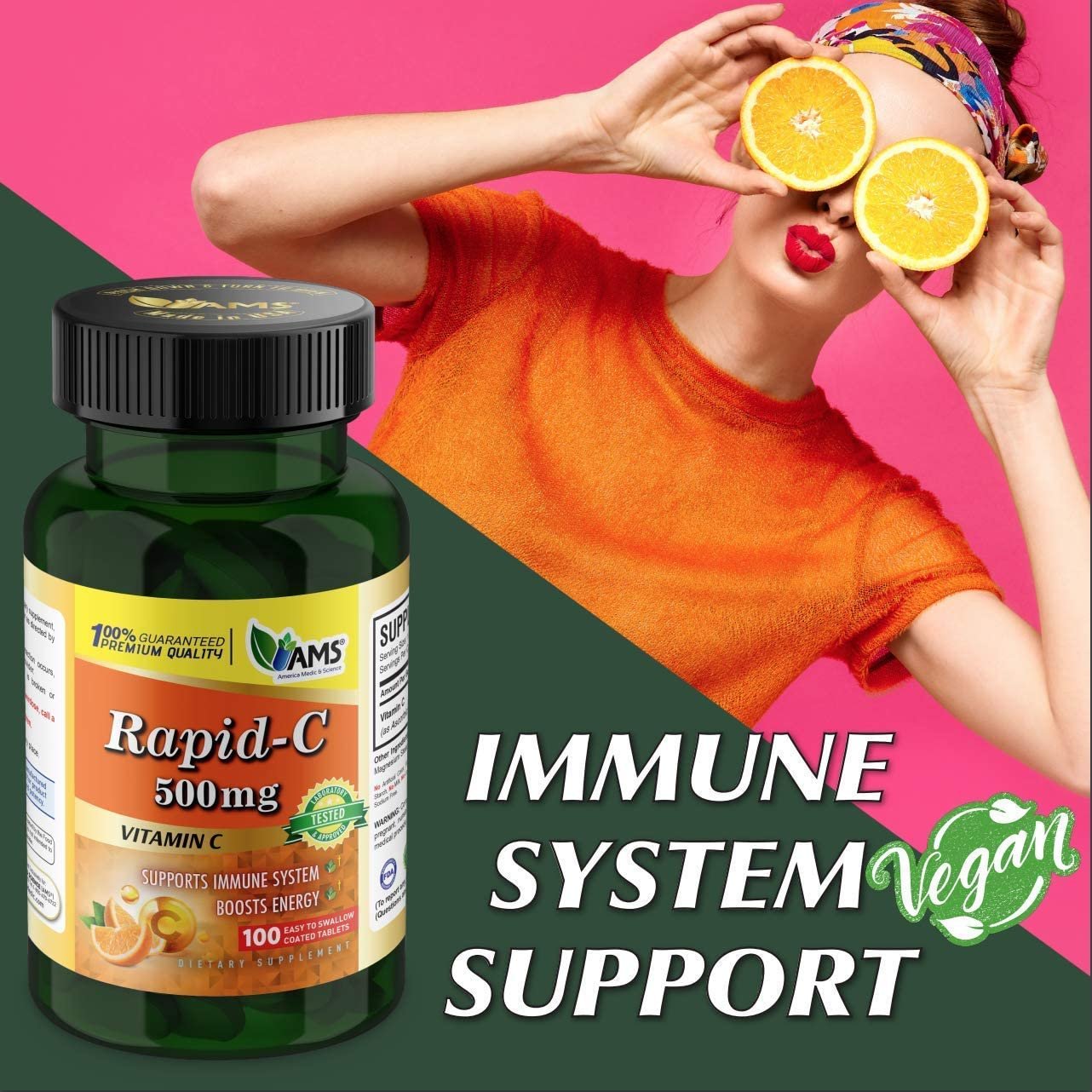 America Medic & Science Rapid-C cápsulas vitamina C