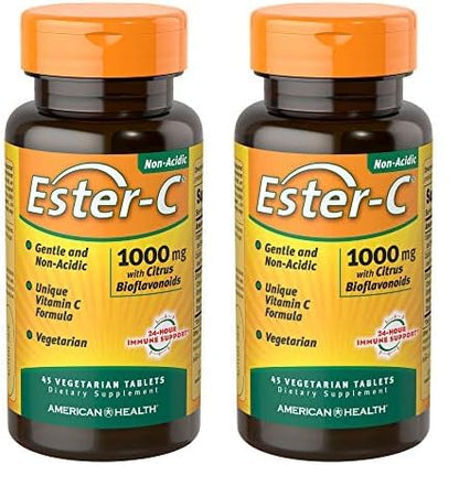 American Health Ester-C bioflavonoides cítricos tabletas 45 unidades
