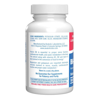 Tabletas de Calcio Magnesio B6 Anabolic Laboratories