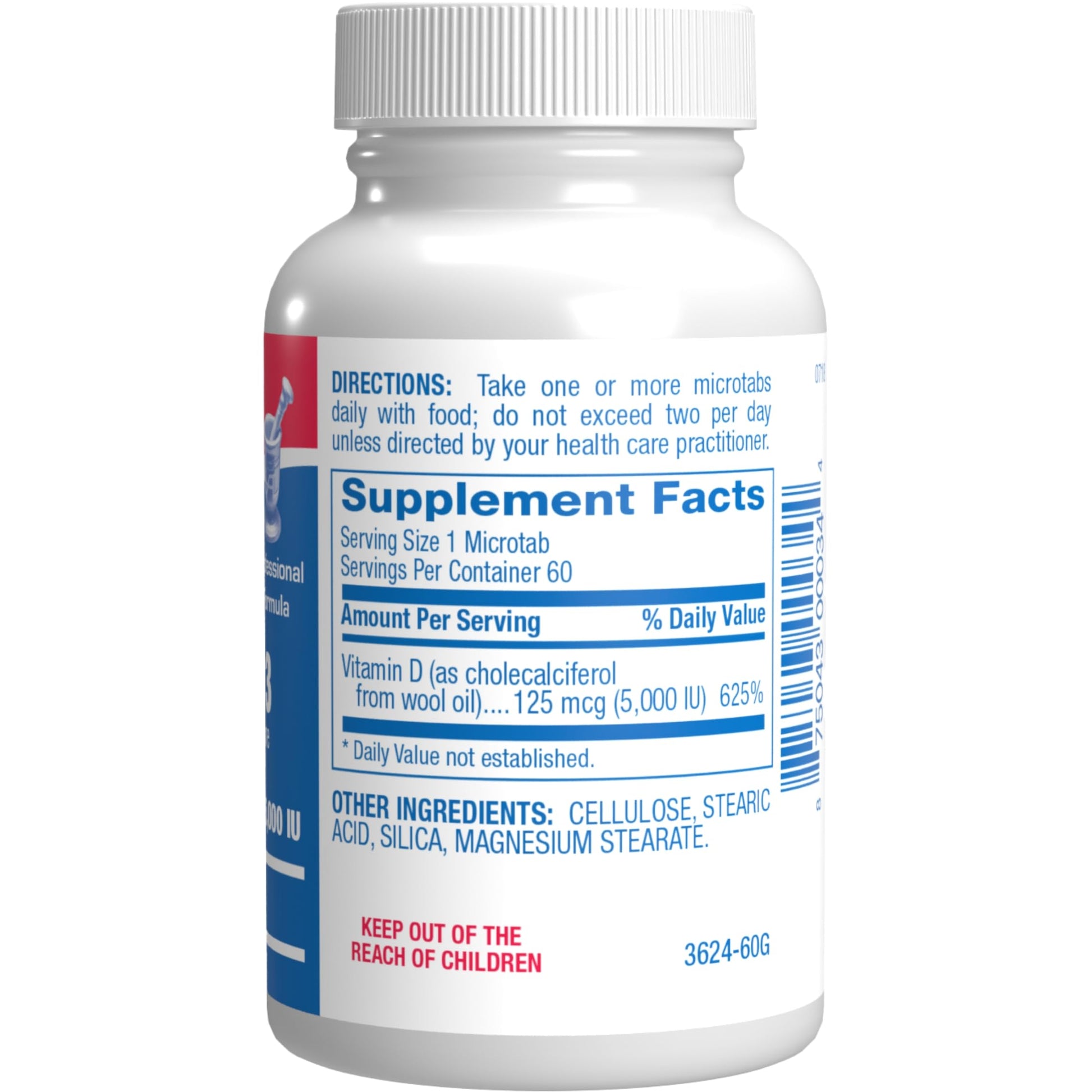 Anabolic Laboratories microtabs vitamin d3 5000 iu bottle