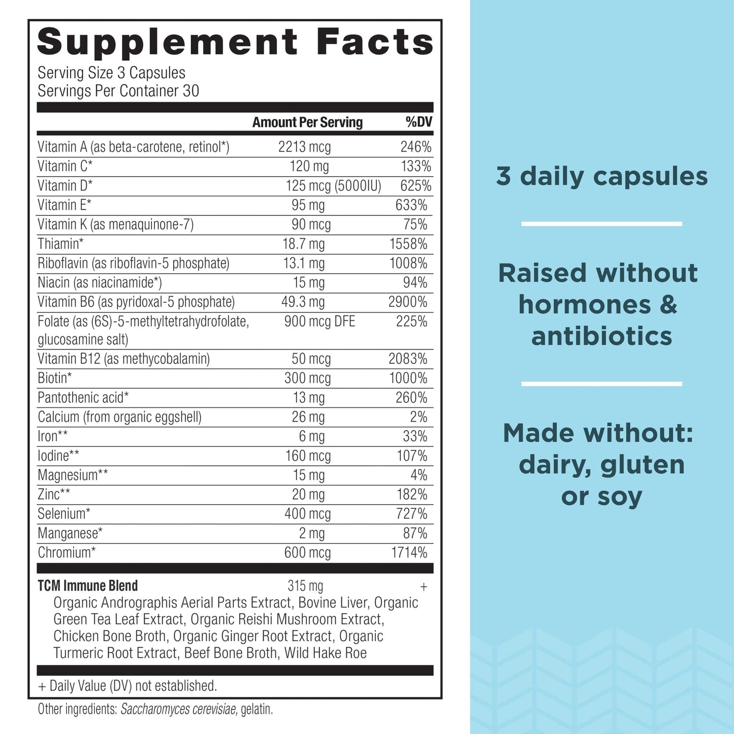 Ancient Nutrition cápsulas vitamina c y probióticos