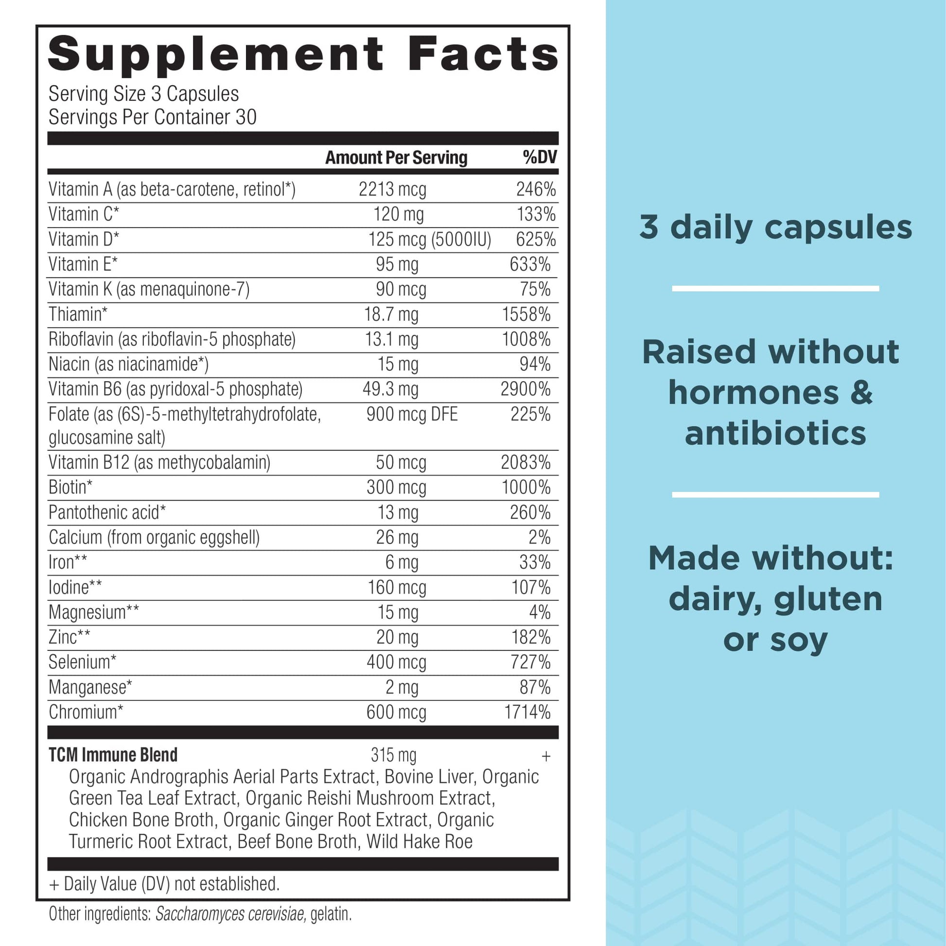 Ancient Nutrition cápsulas vitamina c y probióticos