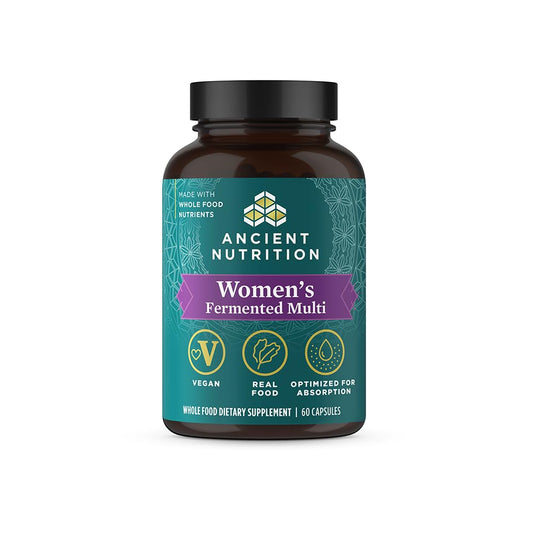 Ancient Nutrition suplemento multivitamínico para mujeres 60 cápsulas