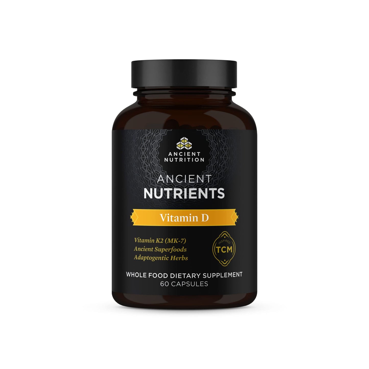 Ancient Nutrition suplemento vitamina d 5000 ui 60 cápsulas