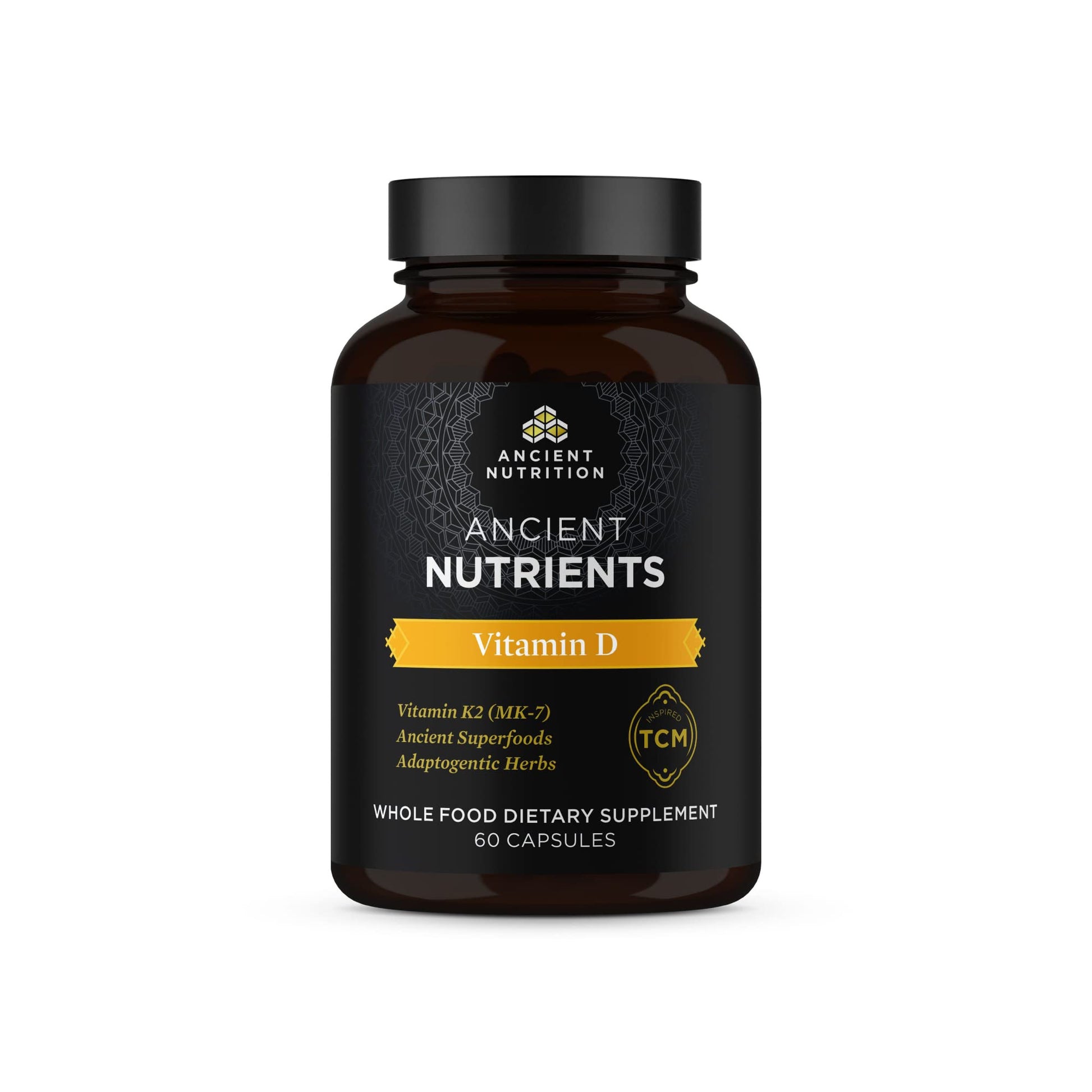 Ancient Nutrition suplemento vitamina d 5000 ui 60 cápsulas