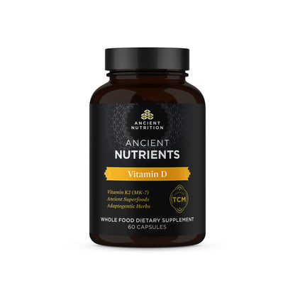Ancient Nutrition suplemento vitamina d 5000 ui 60 cápsulas