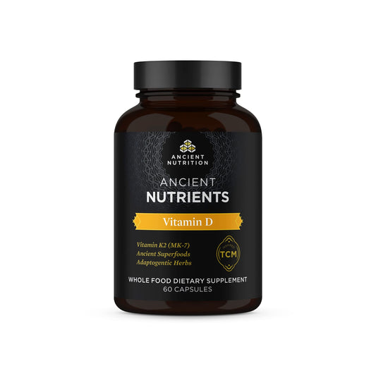 Ancient Nutrition suplemento vitamina d 5000 ui 60 cápsulas