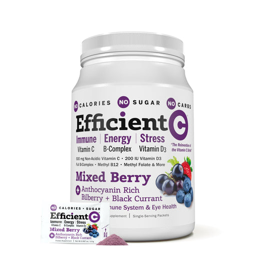 Andrew Lessman Efficient C suplemento vitamina C bayas mixtas 30 sobres