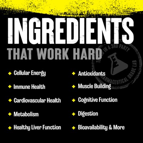 Animal Pak ingredientes de calidad para energía celular y desempeño.