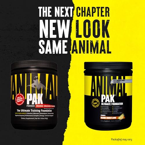 Animal Pak nueva presentación de multivitamínico.
