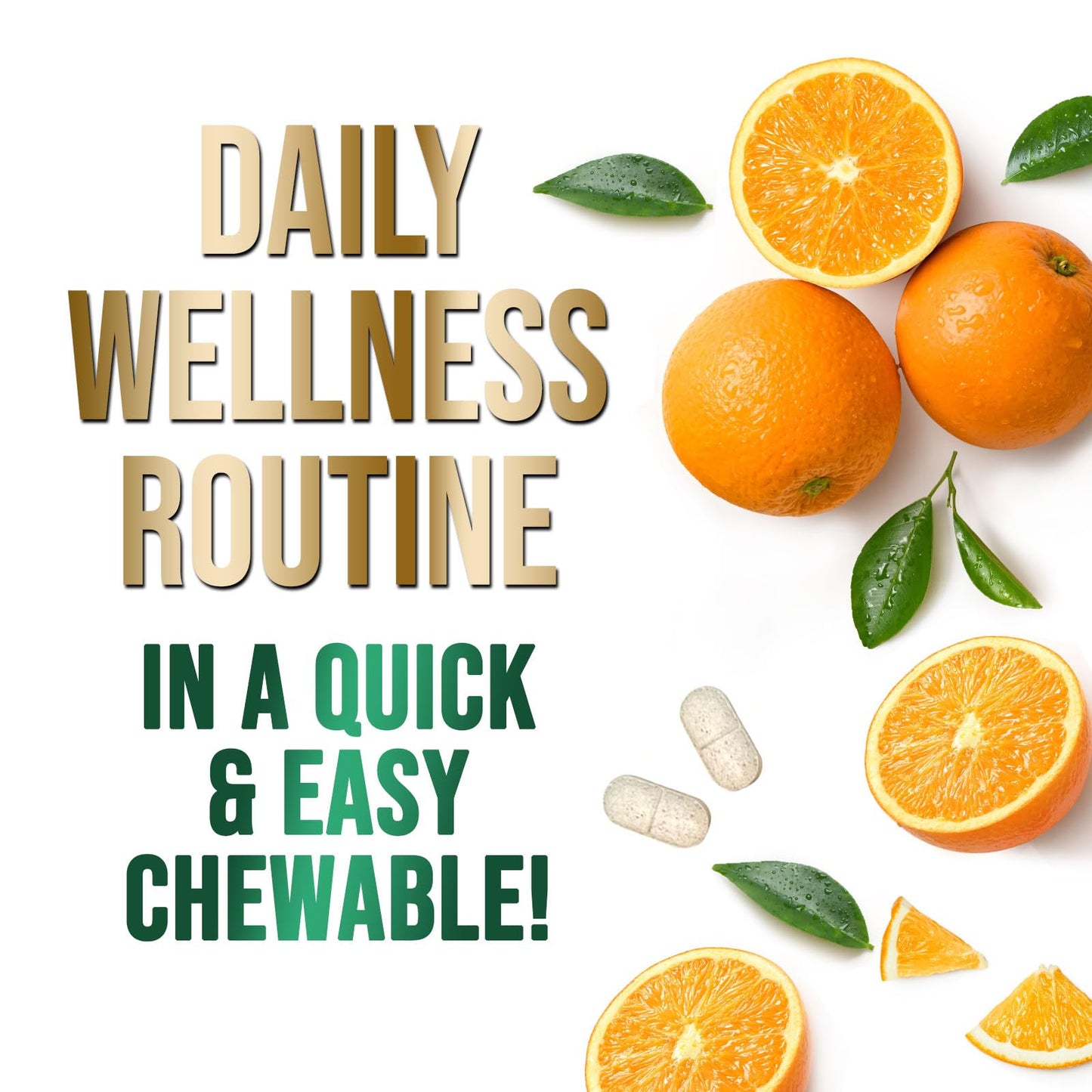 Antioxidantes potentes vitamina c masticables naturales
