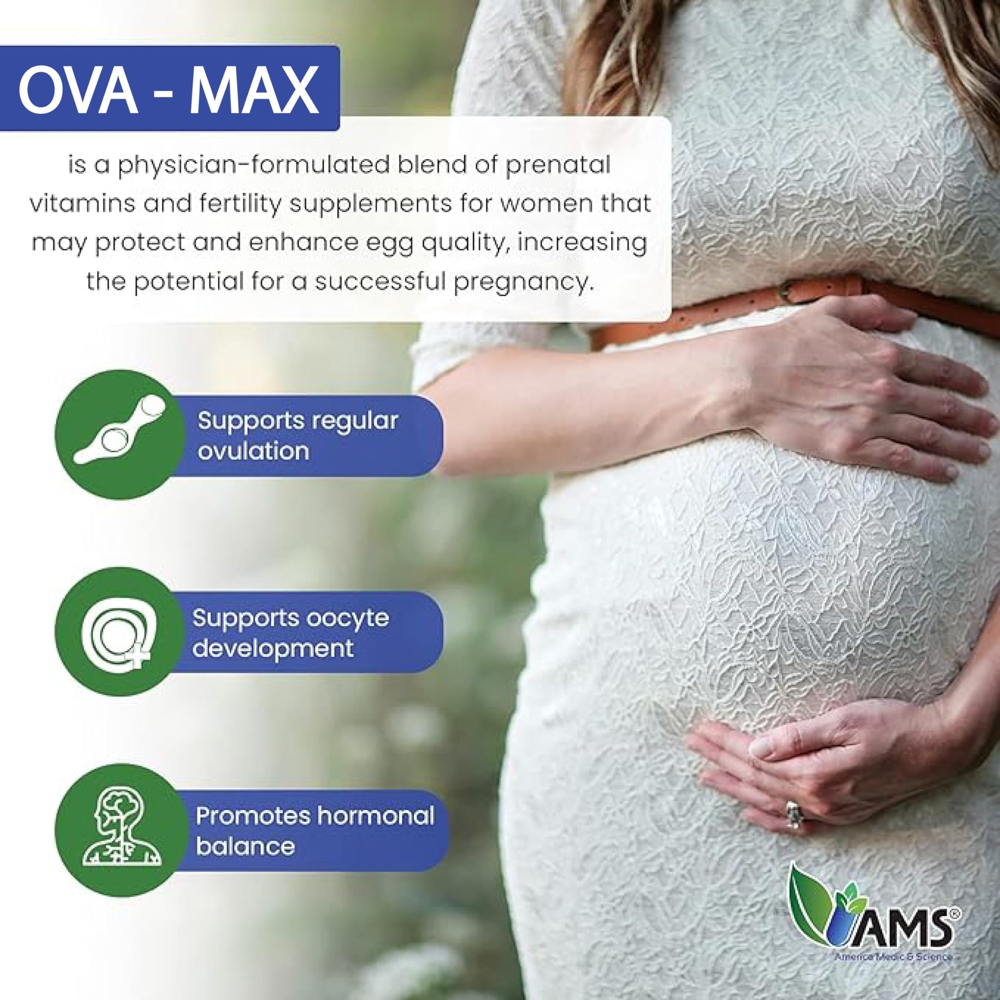 Mezcla de antioxidantes vitamina E y extracto de semilla para ovarios