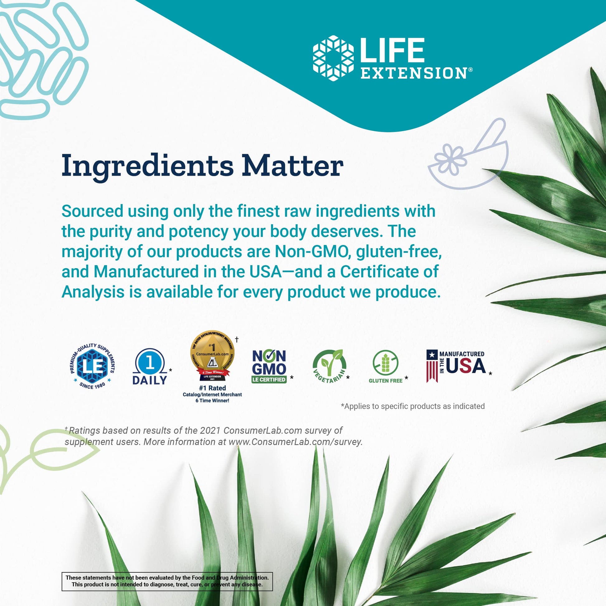 Anuncio de suplemento salud masculina Life Extension