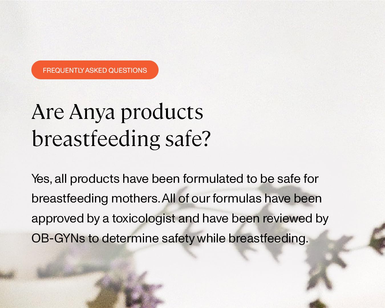 ANYA tetera y multivitamínico postparto para apoyar lactancia
