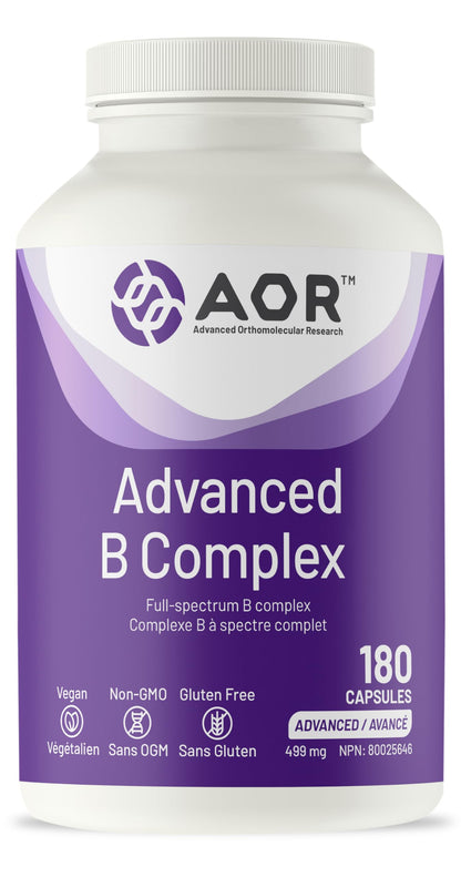 AOR Complejo B Avanzado botella frontal