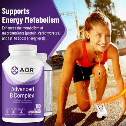 AOR Complejo B etiqueta nutricional