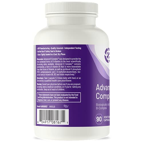 AOR fórmula multivitamínica vitamina complejo b 90 cápsulas