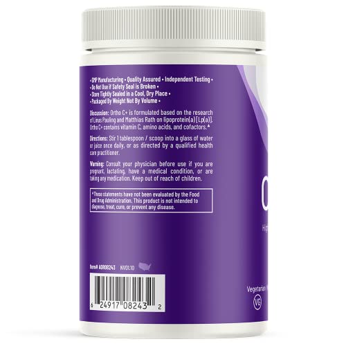 AOR Ortho C+ etiqueta tabla nutricional alta dosis