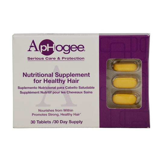 Aphogee suplemento vitamínico para cabello saludable 30 tabletas